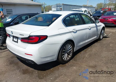 2021 BMW 530I из США, поврежденный, VIN WBA53BH01MWW96851